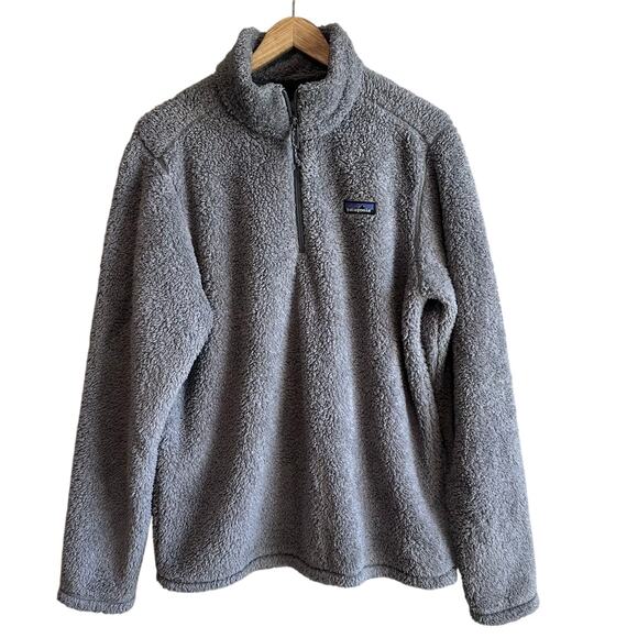 Patagonia Men's Los Gatos 1/4 Zip Fleece Pullover Sweater Gray M - Picture 1 of 11